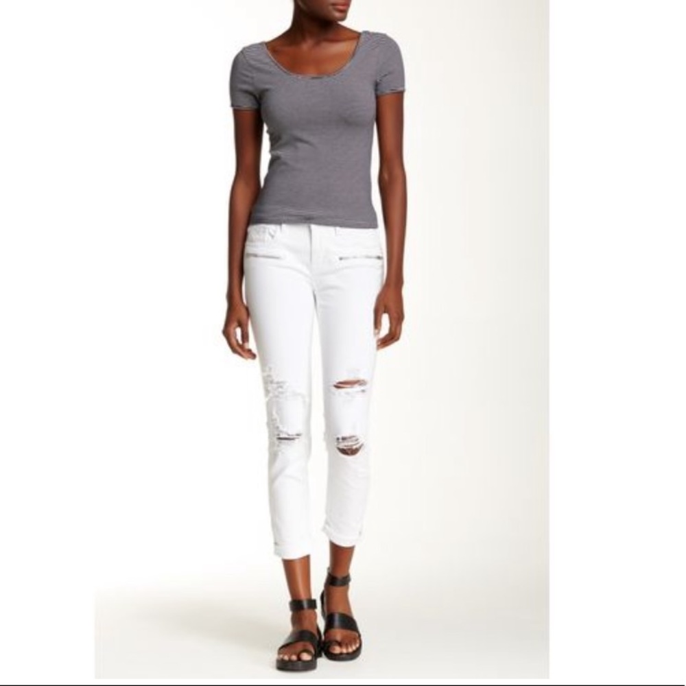 Vigoss distressed cropped Thompson Tomboy jeans